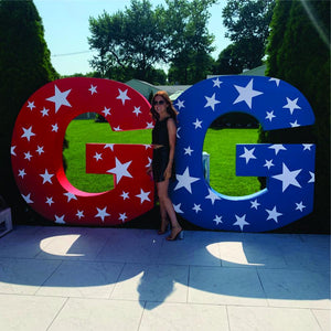 Giant foam letters